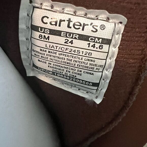 Carter's Liat Girls' High-Shaft Riding Boots-Size 8 - Picture 7 of 8